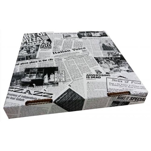 news pizza box